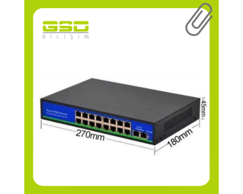 16 PORT POE SWITCH - 1620