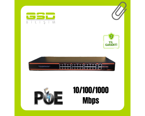 24 PORT GİGABİT POE SWİTCH BST2422G