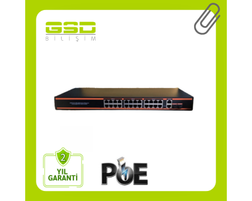 26 PORT GİGABİT POE SWİTCH -  BST2622G