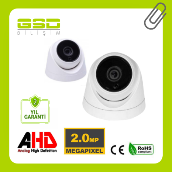 2MP 6 ATOM LED AHD GÜVENLİK KAMERASI - 6329