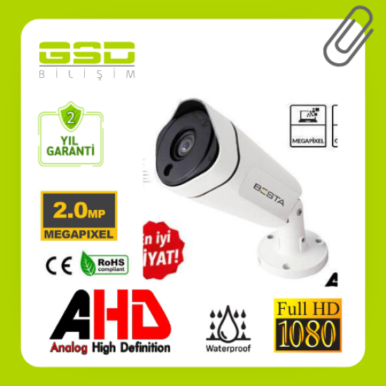 2MP AHD GÜVENLİK KAMERASI - 9322