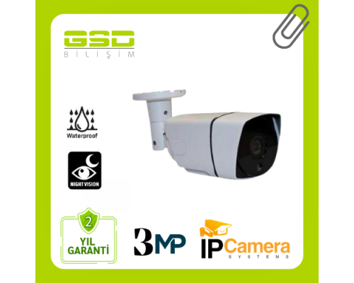 3 MP IP GÜVENLİK KAMERASI-3589