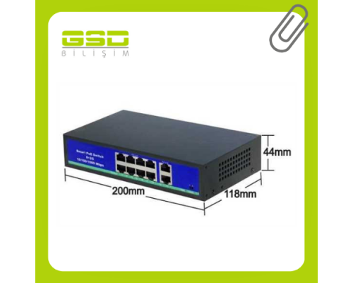 8 PORT POE SWITCH - 0820