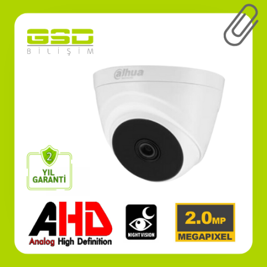 DAHUA HAC-T1A21-0280B 2MP DOME GÜVENLİK KAMERASI