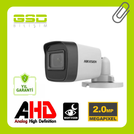 HAIKON DS-2CE16D0T-EXIPF 2.0 MP IR BULLET GÜVENLİK KAMERASI