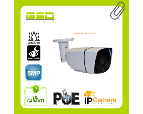 METAL KASA 5 MP IP GÜVENLİK KAMERASI-3590