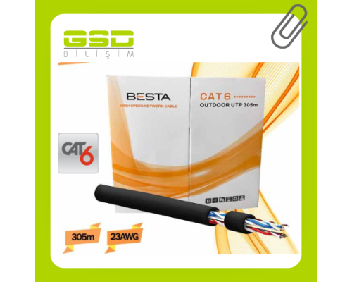 OUTDOOR CAT6 23 AWG 305 METRE IP KAMERA KABLOSU-CAT6O