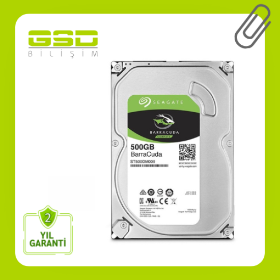 Seagate Barracuda ST500DM009 SATA 3.0 7200 RPM 3.5" 500 GB Güvenlik Harddisk